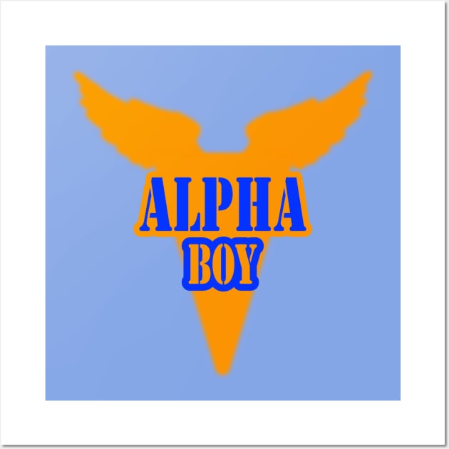 Alpha BOY Wall Art by Beta Volantis